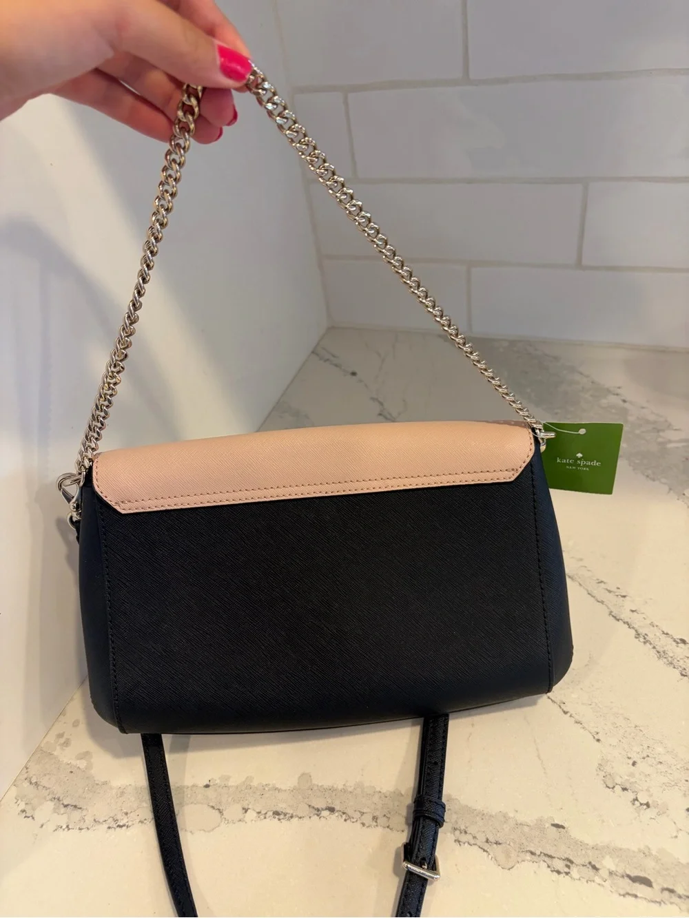 Kate spade pink/black shoulder bag / cross body